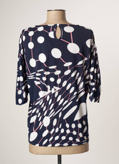 Top albastru MARBLE femeie