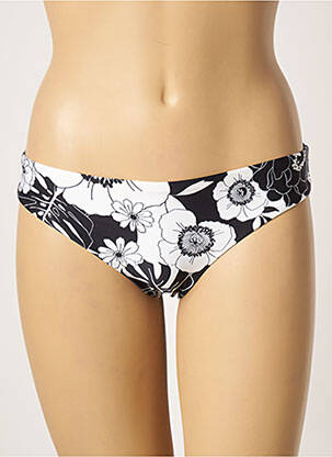 Chiloți de baie imprimeu floral chiloți negru SEAFOLLY femeie