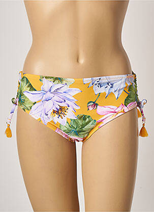 Chiloți de baie galben YSABEL MORA femeie