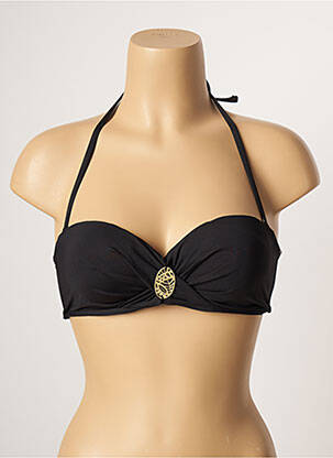 Sutien de costum de baie negru PLAGE DU SUD femeie