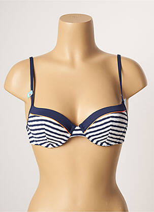 Sutien de costum de baie elasticitate top sutien modelat albastru CHERRY BEACH femeie
