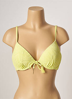 Sutien de costum de baie elasticitate top sutien modelat verde PIHA femeie
