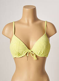 Sutien de costum de baie elasticitate top sutien modelat verde PIHA femeie