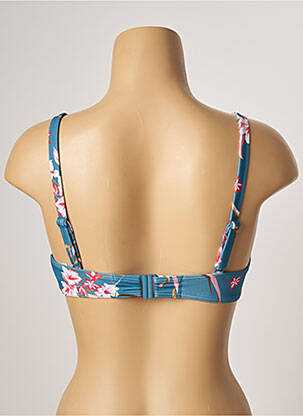 Sutien de costum de baie elasticitate top sutien modelat albastru OLYMPIA femeie