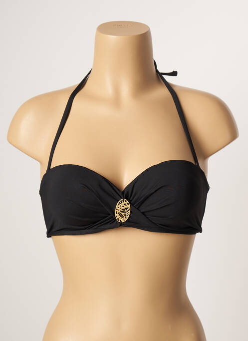 Sutien de costum de baie negru PLAGE DU SUD femeie