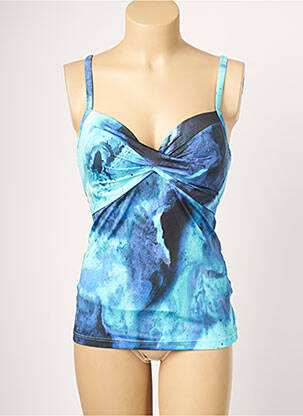 Sutien de costum de baie elasticitate top sutien modelat albastru SEAFOLLY femeie