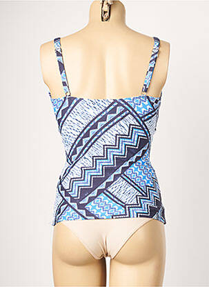 Sutien de costum de baie elasticitate sutien cu susținere înaltă și burete detașabil albastru MOONTIDE femeie