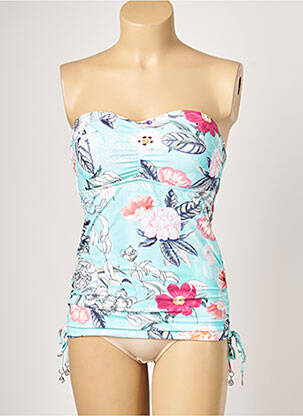 Sutien de costum de baie elasticitate sutien balconet cu decolteu înalt albastru SEAFOLLY femeie