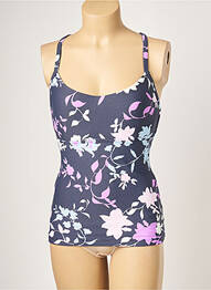 Sutien de costum de baie elasticitate top bentiță albastru SEAFOLLY femme