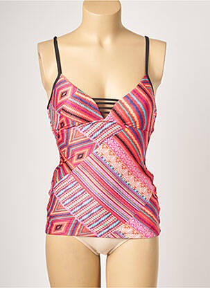 Sutien de costum de baie elasticitate top triunghiuri roz SEAFOLLY femeie
