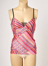 Sutien de costum de baie elasticitate top triunghiuri roz SEAFOLLY femeie