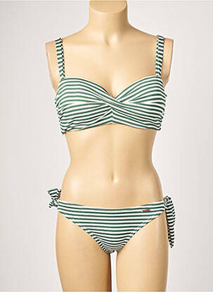 Costum de baie din două piese verde PROTEST femeie