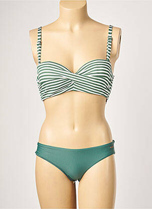 Costum de baie din două piese verde PROTEST femeie