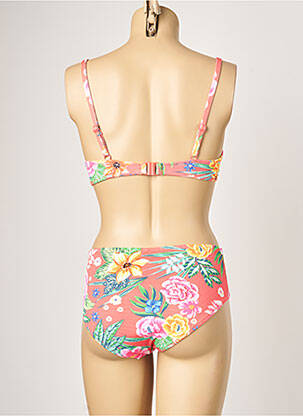 Costum de baie din două piese elasticitate top sutien modelat portocaliu YSABEL MORA femeie