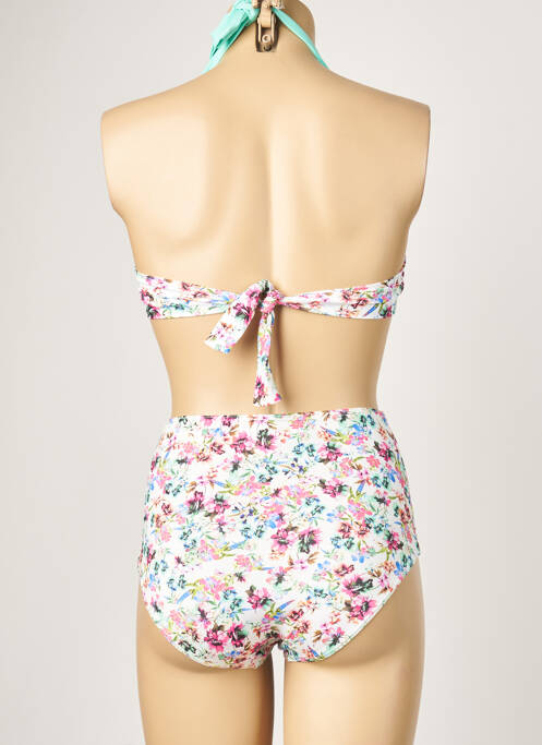 Costum de baie din două piese alb KIWI femeie