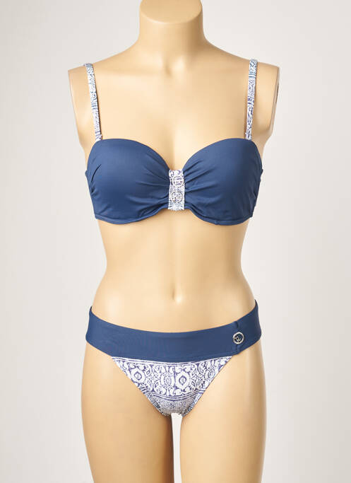 Costum de baie din două piese albastru LPB femeie