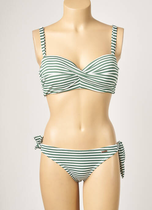 Costum de baie din două piese verde PROTEST femeie