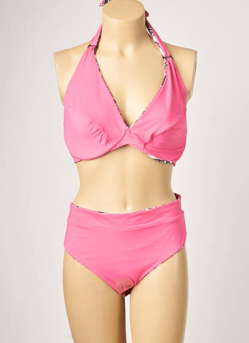 Costum de baie din două piese roz MOONTIDE femeie