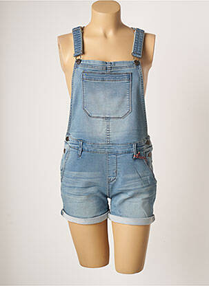 Salopetă selecție denim bretele subțiri albastru WAXX femeie