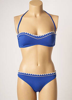 Costum de baie din două piese albastru BORABORA femeie