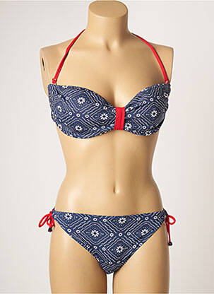 Costum de baie din două piese albastru BORABORA femeie