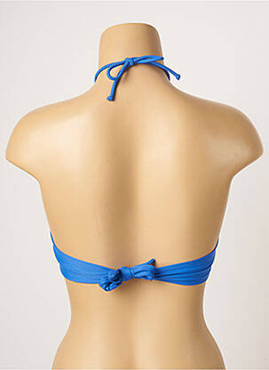 Sutien de costum de baie elasticitate top bentiță albastru SPICYJUNE femeie