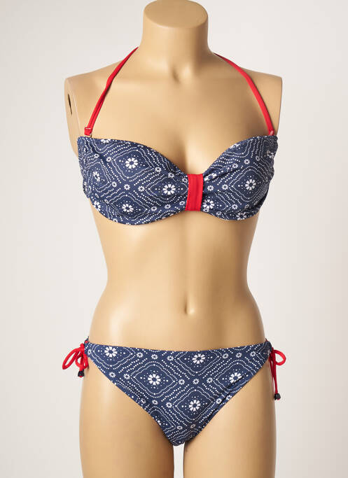 Costum de baie din două piese albastru BORABORA femeie