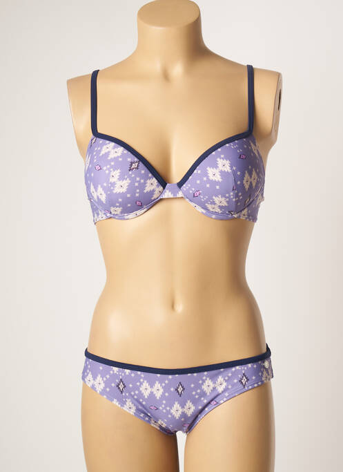 Costum de baie din două piese violet LULUCASTAGNETTE femeie