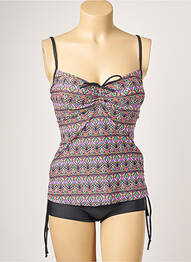Tankini chilot scurt negru SUN PROJECT femeie