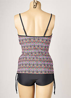 Tankini efect material satinat negru SUN PROJECT femeie
