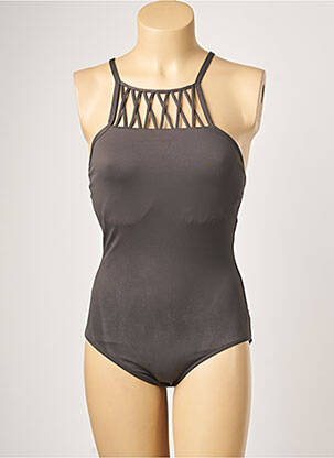 Costum de baie dintr-o singură piesă top bentiță top bentiță gri SEAFOLLY femeie