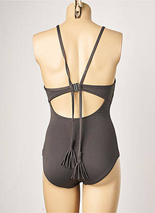 Costum de baie dintr-o singură piesă top bentiță top bentiță gri SEAFOLLY femeie