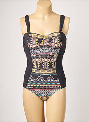 Costum de baie dintr-o singură piesă imprimeu fantezie top sutien modelat negru SEAFOLLY femeie
