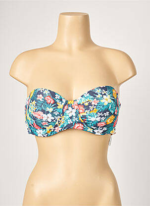 Sutien de costum de baie top sutien modelat top sutien modelat albastru YSABEL MORA femeie