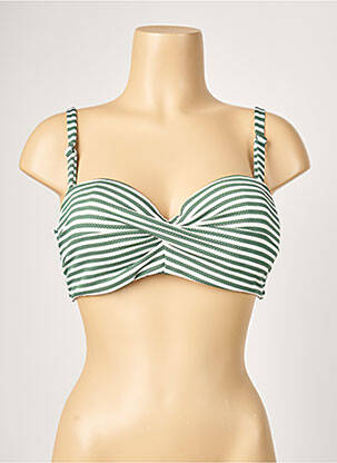 Sutien de costum de baie top sutien modelat top sutien modelat verde PROTEST femeie