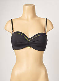 Sutien de costum de baie top sutien modelat top sutien modelat negru CHERRY BEACH femeie