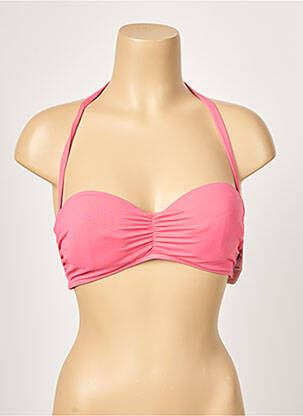 Sutien de costum de baie top sutien modelat top sutien modelat roz KIWI femeie