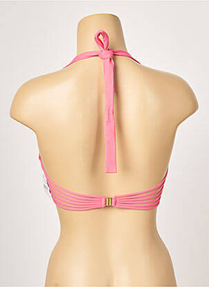 Sutien de costum de baie top sutien modelat top sutien modelat roz KIWI femeie