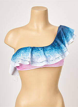 Sutien de costum de baie top sutien modelat top sutien modelat albastru PIHA femme