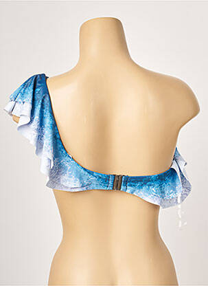 Sutien de costum de baie top sutien modelat top sutien modelat albastru PIHA femeie