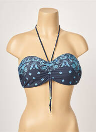 Sutien de costum de baie top sutien modelat top sutien modelat albastru SEAFOLLY femeie