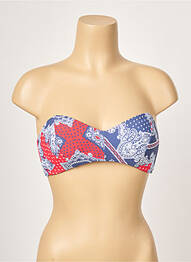 Sutien de costum de baie top bentiță top bentiță albastru SEAFOLLY femeie