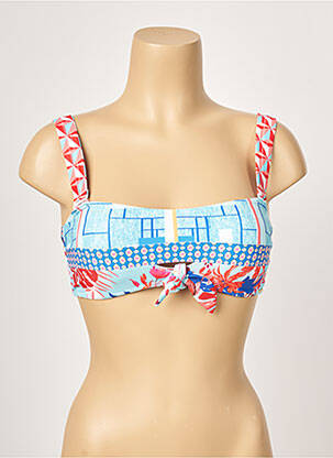 Sutien de costum de baie top sutien modelat top sutien modelat albastru PIHA femeie