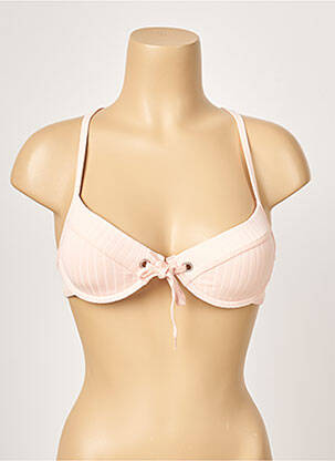 Sutien de costum de baie bretele elastice reglabile top sutien push-up roz SEAFOLLY femeie
