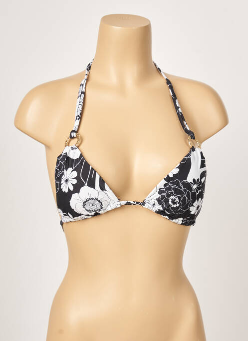 Sutien de costum de baie închidere cu legături de legat top sutien modelat negru SEAFOLLY femme