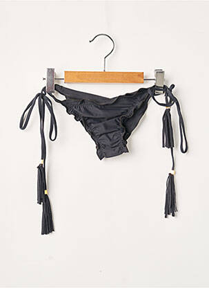 Chiloți de baie microfibre bikini negru RIO DE SOL femeie