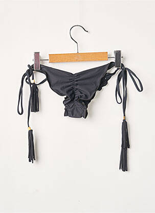 Chiloți de baie microfibre bikini negru RIO DE SOL femeie