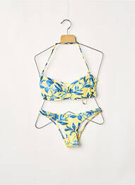 Costum de baie din două piese elasticitate top triunghiuri galben RIO DE SOL femme
