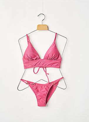 Costum de baie din două piese elasticitate top sutien modelat roz RIO DE SOL femeie