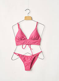 Costum de baie din două piese elasticitate top sutien modelat roz RIO DE SOL femme